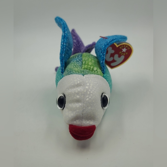 Ty Beanie Baby  "Propeller" The Colorful & Cute Fish - Picture 1 of 4